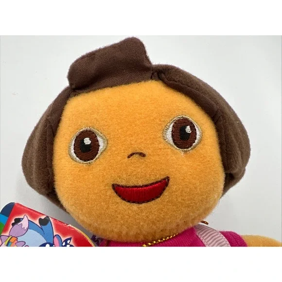 2002 Gund Dora the Explorer 6" Stuffed Animal Plush New With Tags NOS Vintage - Picture 13 of 13